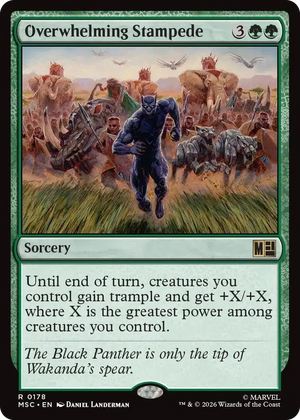 0178 Overwhelming Stampede R Commander: Marvel Super Heroes