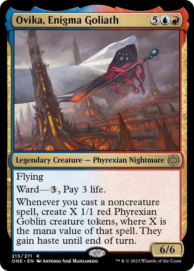0213 Ovika, Enigma Goliath R Phyrexia: All Will Be One