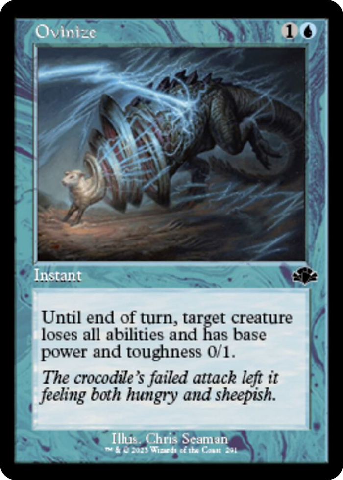 Ovinize (Retro Frame) #291 C - Dominaria Remastered Pokemon card
