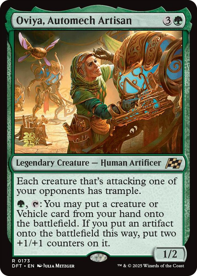 0173 Oviya, Automech Artisan R Prerelease Cards
