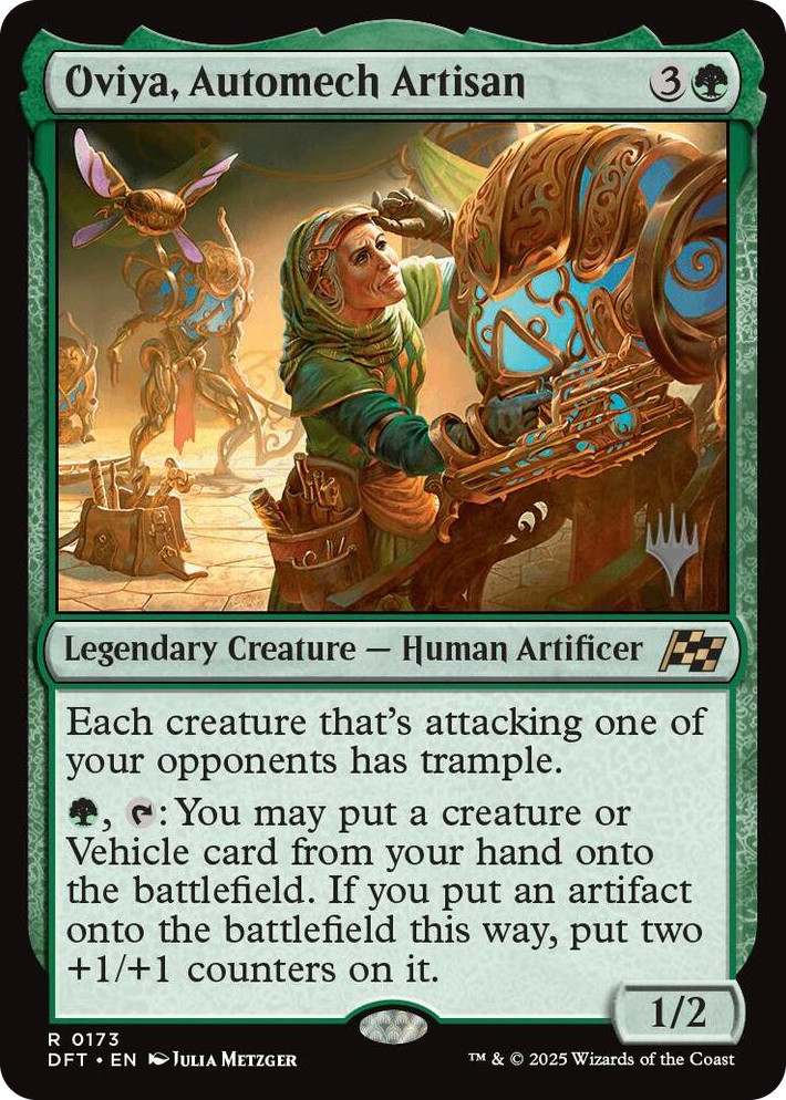 0173 Oviya, Automech Artisan R Promo Pack: Aetherdrift