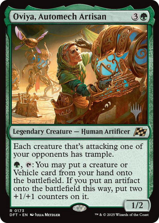 0173 Oviya, Automech Artisan R Promo Pack: Aetherdrift