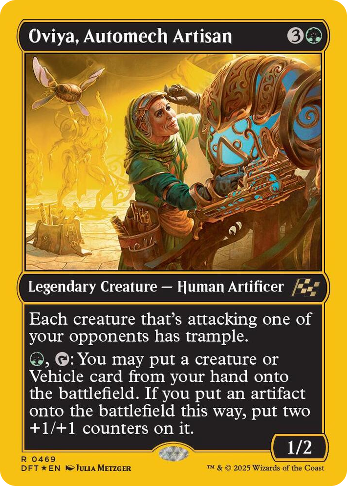 0469 Oviya, Automech Artisan (First-Place Foil) R Aetherdrift