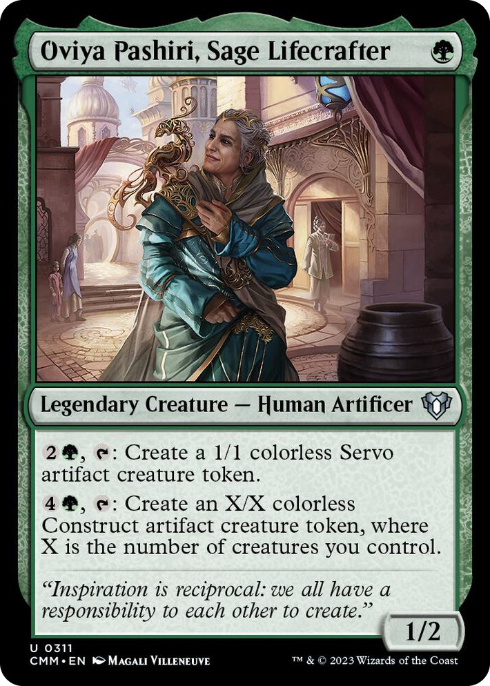 0311 Oviya Pashiri, Sage Lifecrafter U Commander Masters