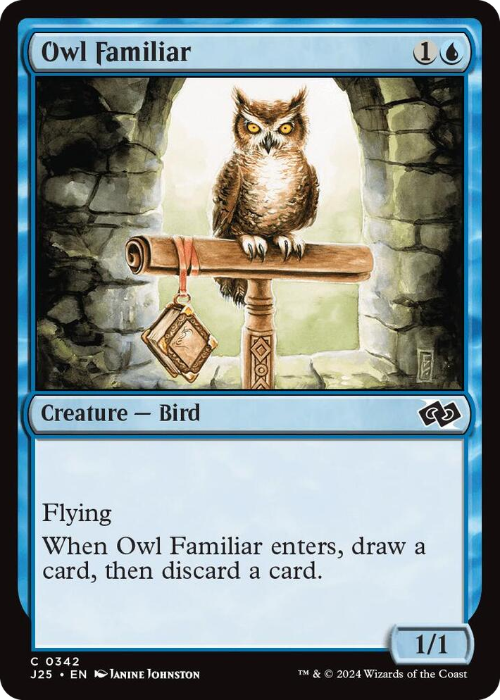 0342 Owl Familiar C Foundations Jumpstart