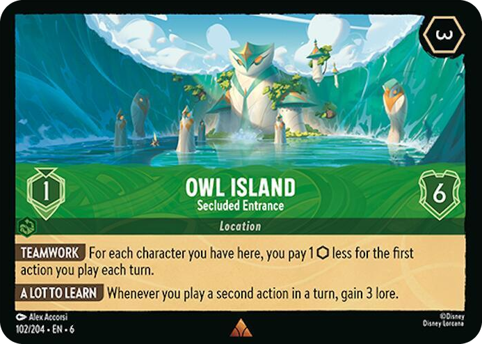 0102 Owl Island - Secluded Entrance Rare Azurite Sea