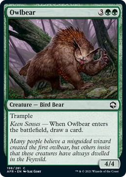 0198 Owlbear C Adventures in the Forgotten Realms