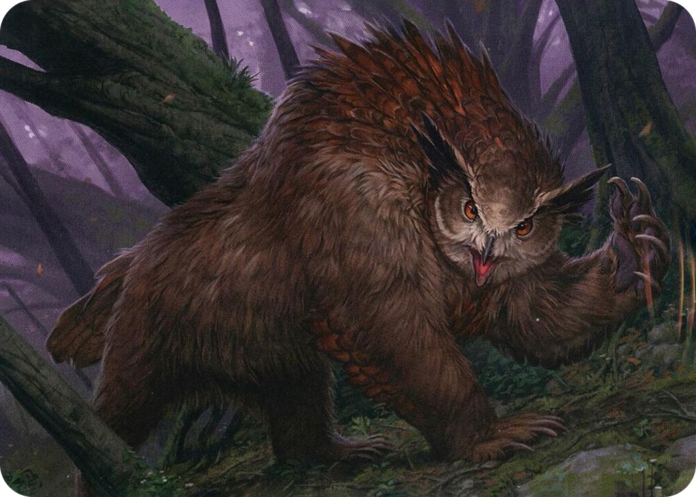 0015 Owlbear Art Card S Art Series: Adventures in the Forgotten Realms