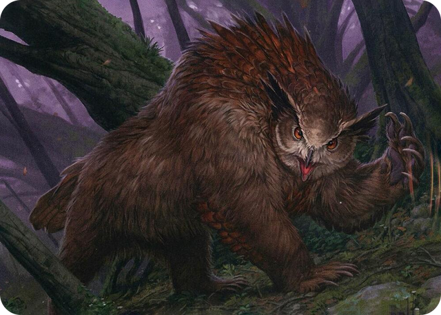 0015 Owlbear Art Card S Art Series: Adventures in the Forgotten Realms