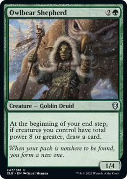 0247 Owlbear Shepherd U Commander Legends: Battle for Baldur's Gate