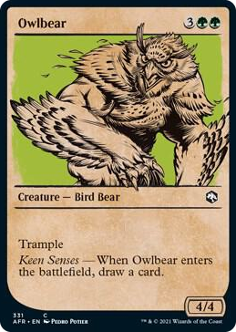 0331 Owlbear (Showcase) C Adventures in the Forgotten Realms
