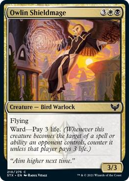 0210 Owlin Shieldmage C Strixhaven: School of Mages