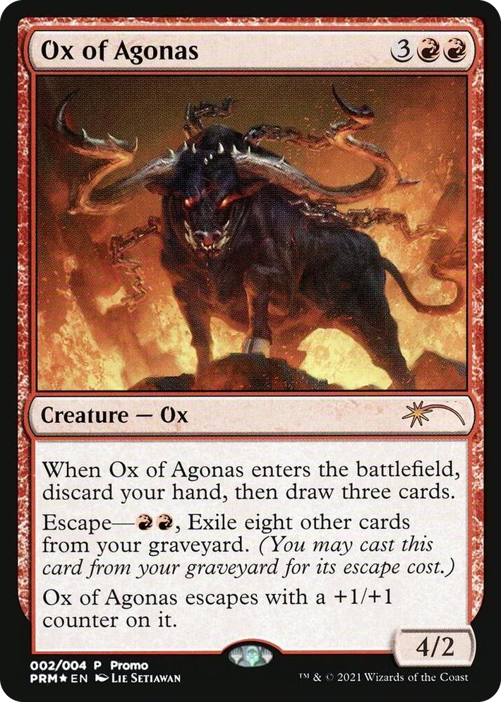 0002 Ox of Agonas P Unique and Miscellaneous Promos