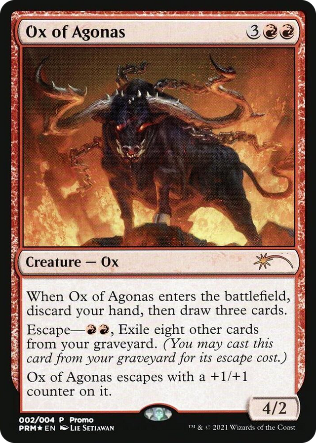 0002 Ox of Agonas P Unique and Miscellaneous Promos