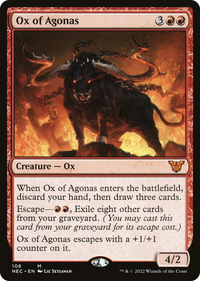 0108 Ox of Agonas M Commander: Kamigawa: Neon Dynasty