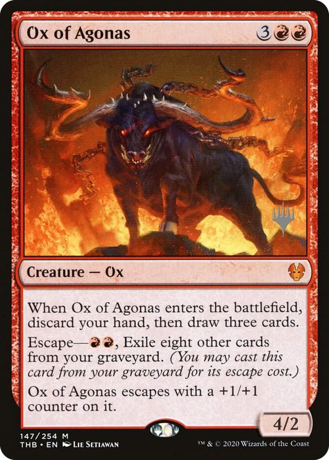 0147 Ox of Agonas M Promo Pack: Theros Beyond Death