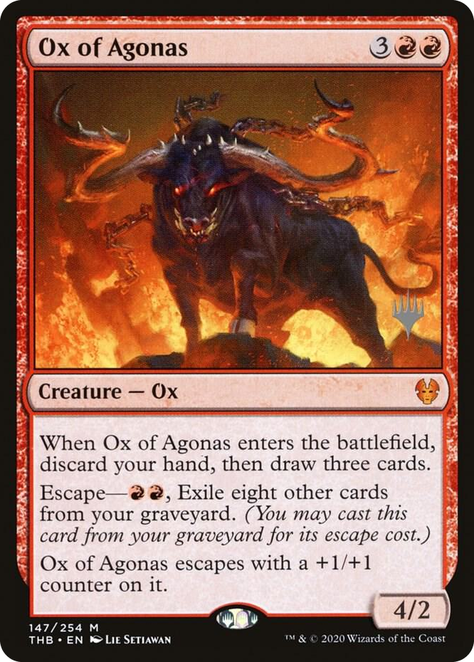 0147 Ox of Agonas M Promo Pack: Theros Beyond Death