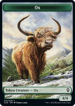 0013 Ox Token T Commander Legends: Battle for Baldur's Gate