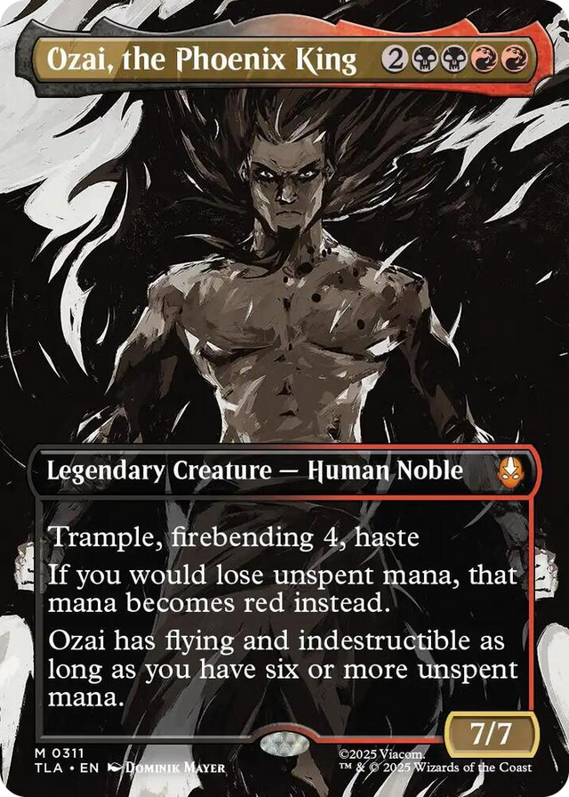 0311 Ozai, the Phoenix King (0311) (Borderless) M The Last Airbender