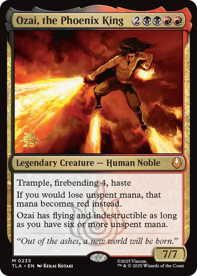 0235 Ozai, the Phoenix King M Prerelease Cards