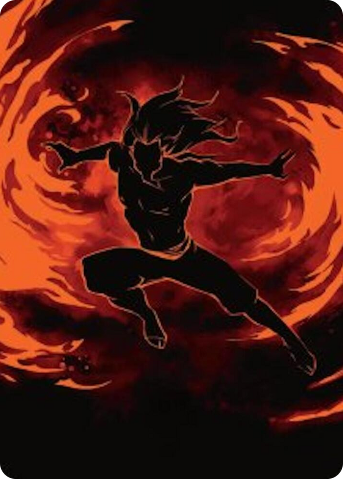 Ozai, the Phoenix King Art Card #39 S - Art Series: Avatar: The Last Airbender Pokemon card