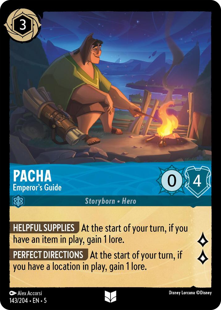 0143 Pacha - Emperor's Guide Uncommon Shimmering Skies