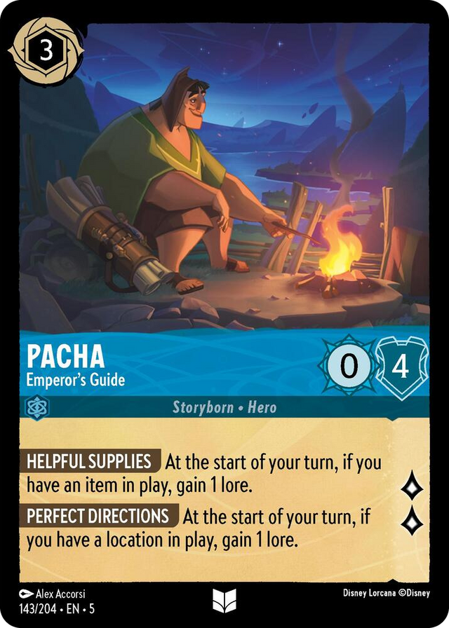 0143 Pacha - Emperor's Guide Uncommon Shimmering Skies