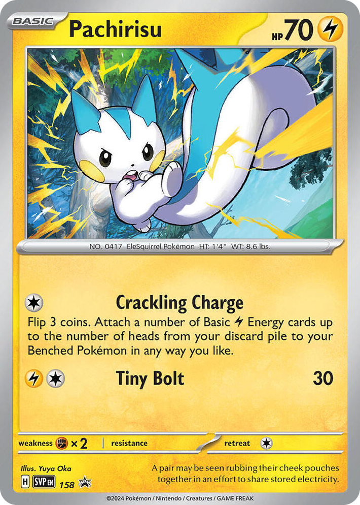 0158 Pachirisu - 158 Promo Scarlet & Violet Promo Cards