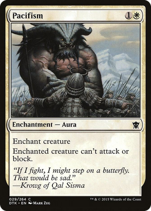 0029 Pacifism C Dragons of Tarkir
