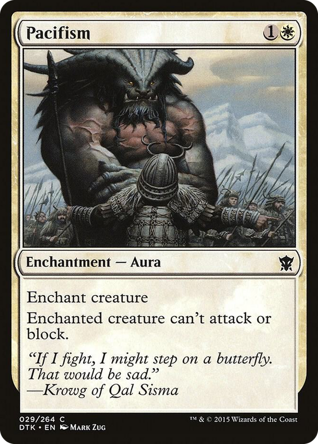 0029 Pacifism C Dragons of Tarkir