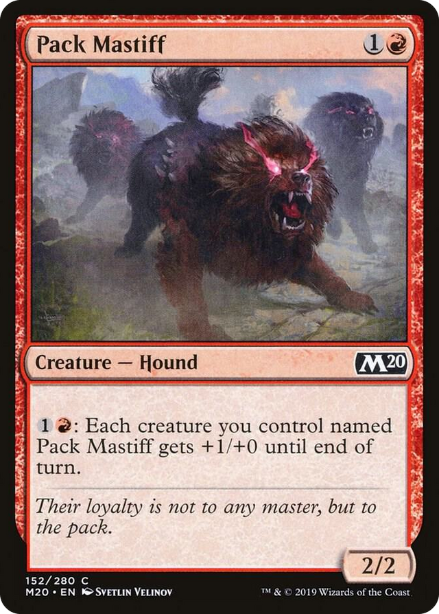 0152 Pack Mastiff C Core Set 2020