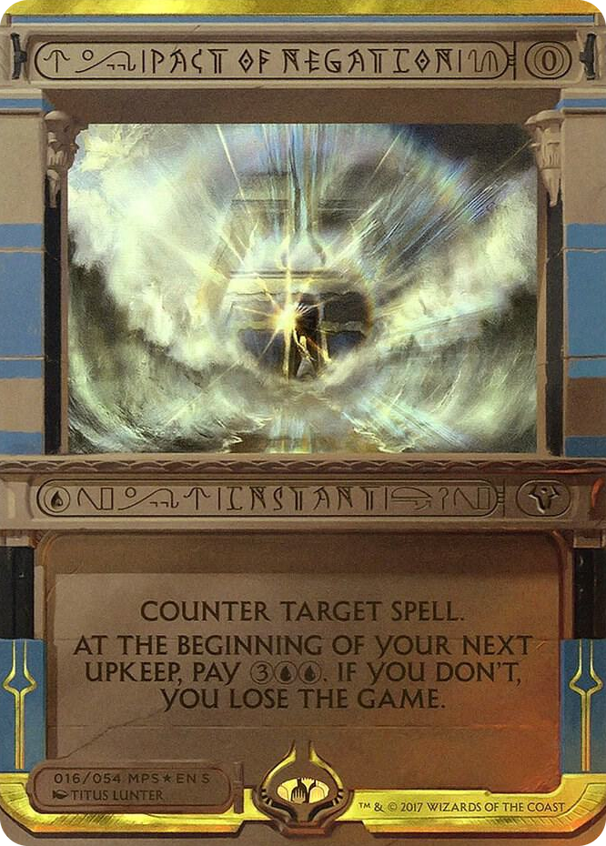 Pact of Negation #16 M - Masterpiece Series: Amonkhet Invocations Pokemon card