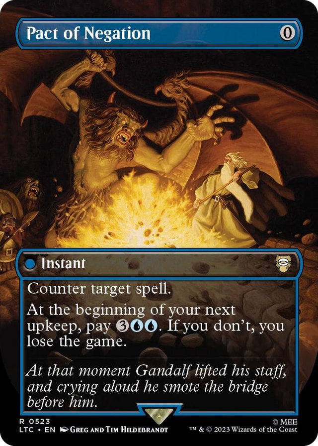 0523 Pact of Negation (Borderless) R Commander: The Lord of the Rings: Tales of Middle-earth
