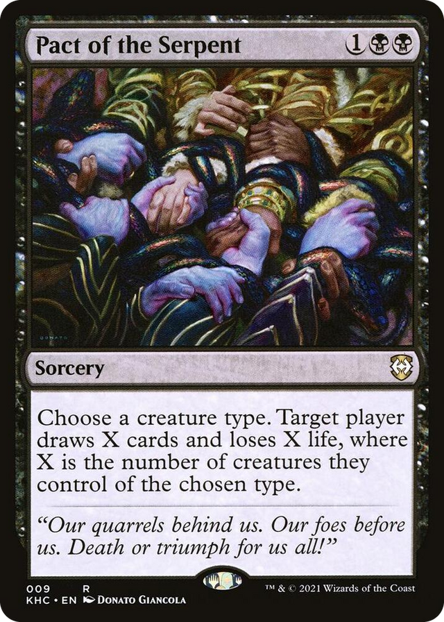 0009 Pact of the Serpent R Commander: Kaldheim
