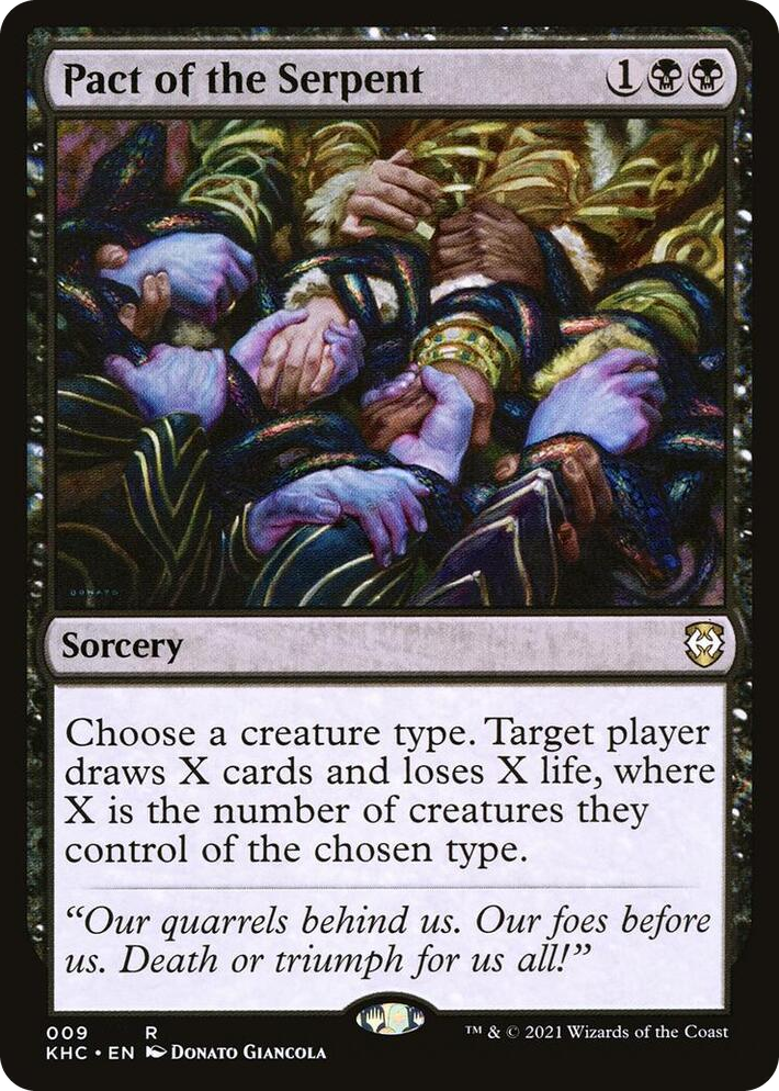 0009 Pact of the Serpent R Commander: Kaldheim