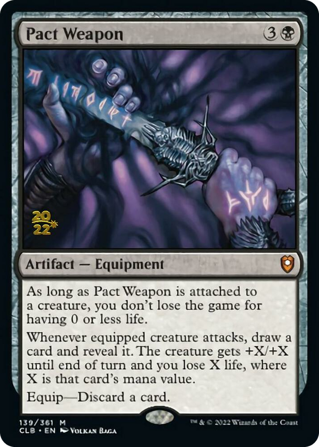 0139 Pact Weapon M Prerelease Cards