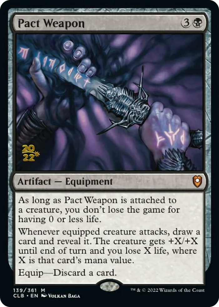 Pact Weapon #139 M - Prerelease Cards Pokemon card