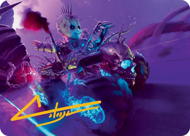 0021 Pactdoll Terror Art Card (Gold-Stamped Signature) S Art Series: Aetherdrift