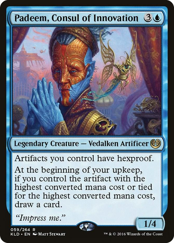 Padeem, Consul of Innovation #59 R - Kaladesh Pokemon card