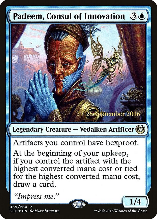 0059 Padeem, Consul of Innovation R Prerelease Cards