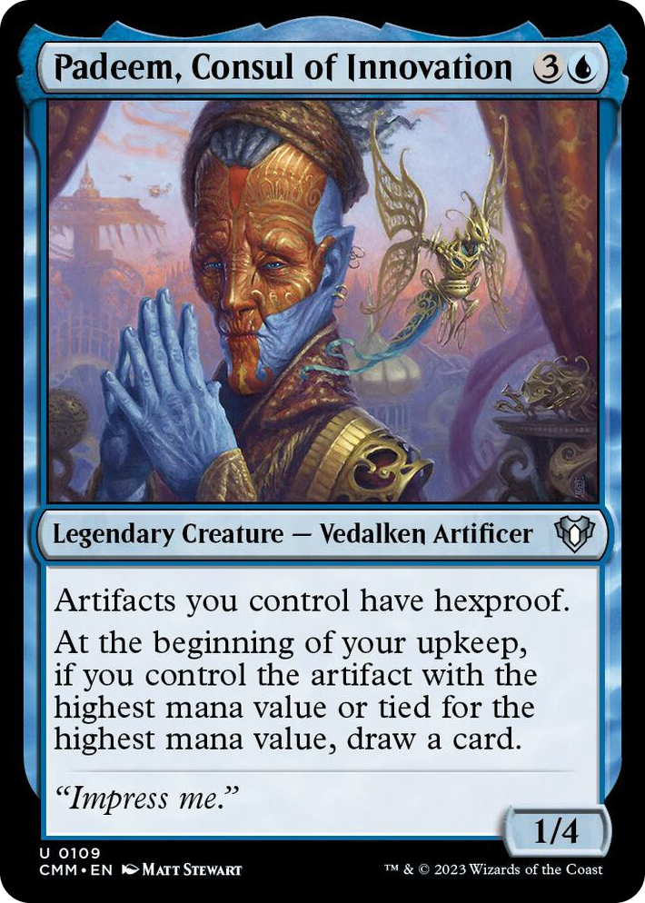 0109 Padeem, Consul of Innovation U Commander Masters