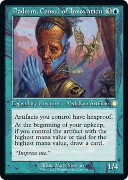 0091 Padeem, Consul of Innovation (Retro Frame) R Commander: The Brothers' War
