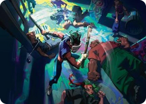 0006 Pain 101 Art Card S Art Series: Teenage Mutant Ninja Turtles