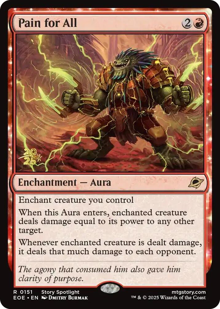 0151 Pain for All R Prerelease Cards