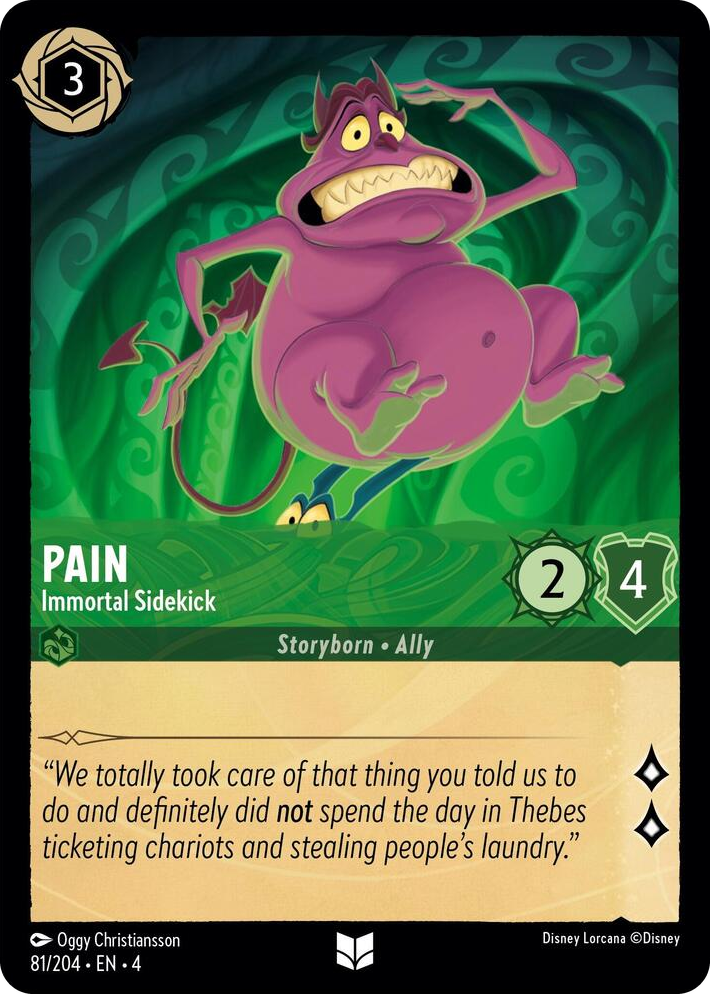 0081 Pain - Immortal Sidekick Uncommon Ursula's Return