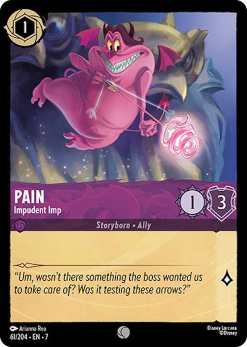 0061 Pain - Impudent Imp Common Archazia's Island