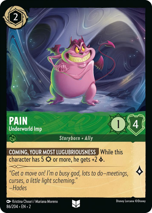0086 Pain - Underworld Imp Uncommon Rise of the Floodborn