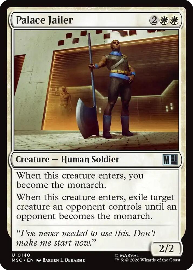 0140 Palace Jailer U Commander: Marvel Super Heroes