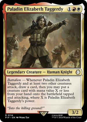 0114 Paladin Elizabeth Taggerdy R Universes Beyond: Fallout