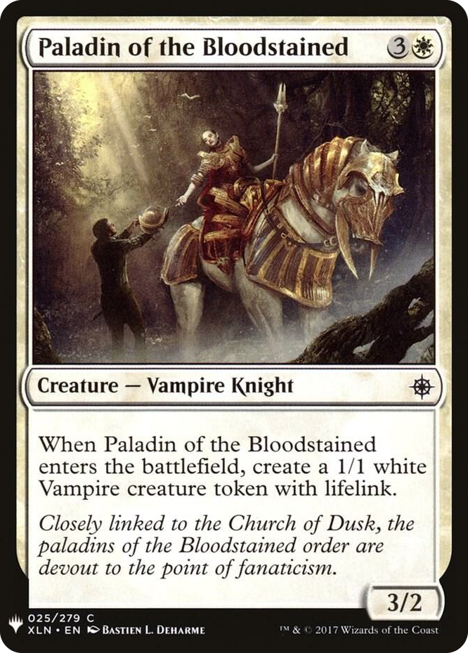 Paladin of the Bloodstained #25 C - The List Reprints Pokemon card